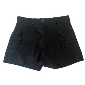 Mother Denim Center Court Shorts Cotton Athletic Sz 26 Black